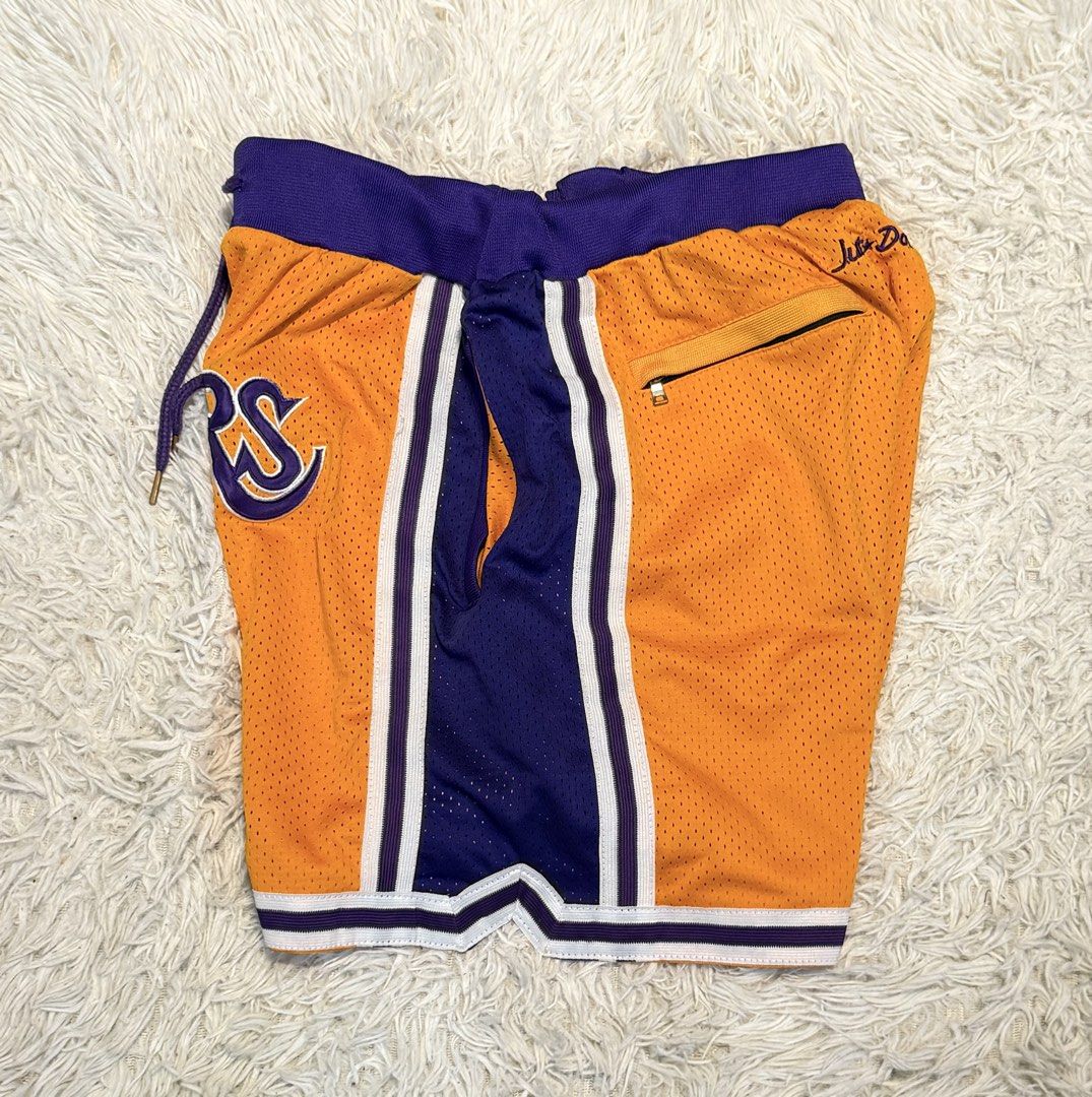 Just Don 1996-97 Lakers Shorts (Category: Shorts) located in San Pedro. Submitted by iamharoldguerrero (Listing ID 1466167522, Image 3). Description: Just Don 1996-97 Lakers Shorts Price: ₱200 only! Details: - Just Don Copy - Condition: 9/10 (no issues) - Dimensions: H; 19, W; 22 (inches) Location: San Pedro, Laguna - Free Delivery within San Pedro Area - if Malayo Shipping via JRS Express - Delivery via Lalamove.