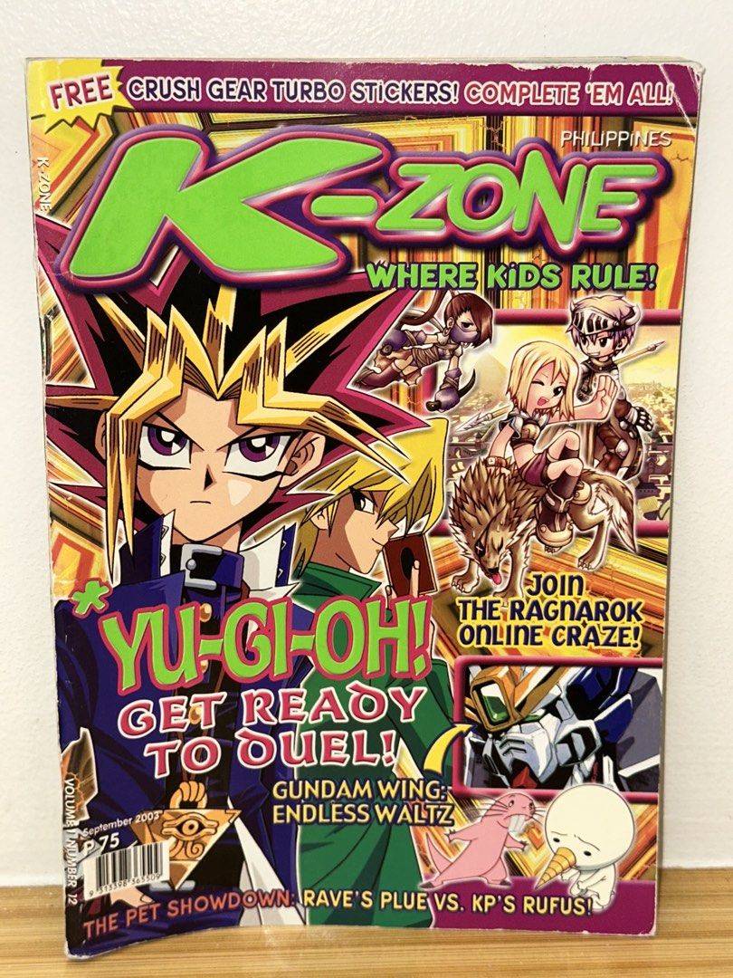 K zone September 2003 (Category: Magazines) located in Quezon City. Submitted by 25zzz (Listing ID 1466180033, Image 1). Description: .