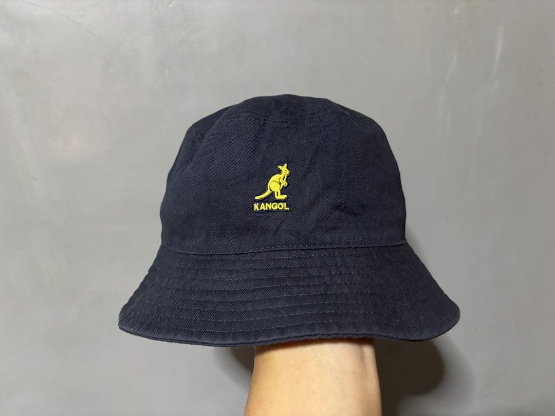 KangolBucket hat (navyblue) (Category: Caps & Hats) located in Cagayan de Oro. Submitted by kirkwax_4 (Listing ID 1466175208, Image 2). Description: Kangol bucket hat (navyblue) Large/XL frame Xcellent condition No issue 680.