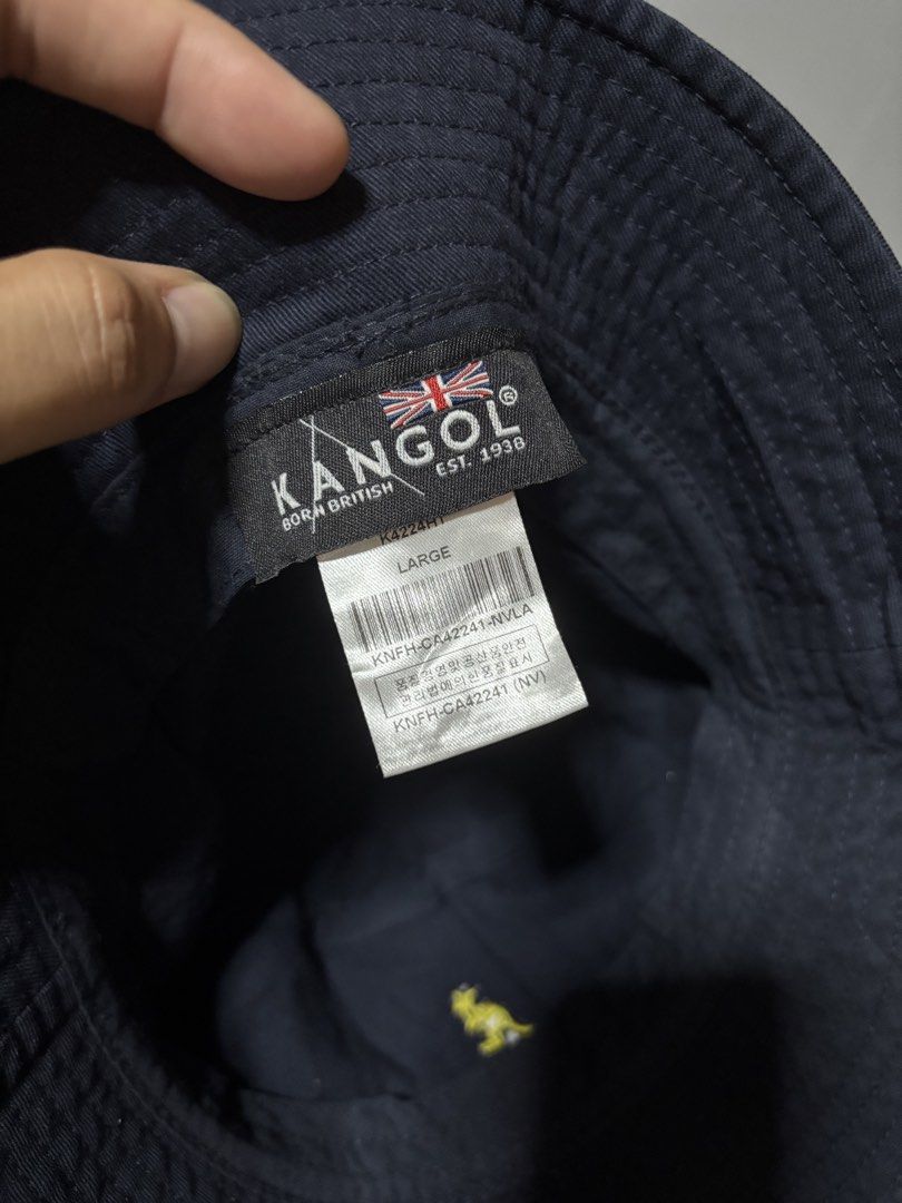 KangolBucket hat (navyblue) (Category: Caps & Hats) located in Cagayan de Oro. Submitted by kirkwax_4 (Listing ID 1466175208, Image 3). Description: Kangol bucket hat (navyblue) Large/XL frame Xcellent condition No issue 680.