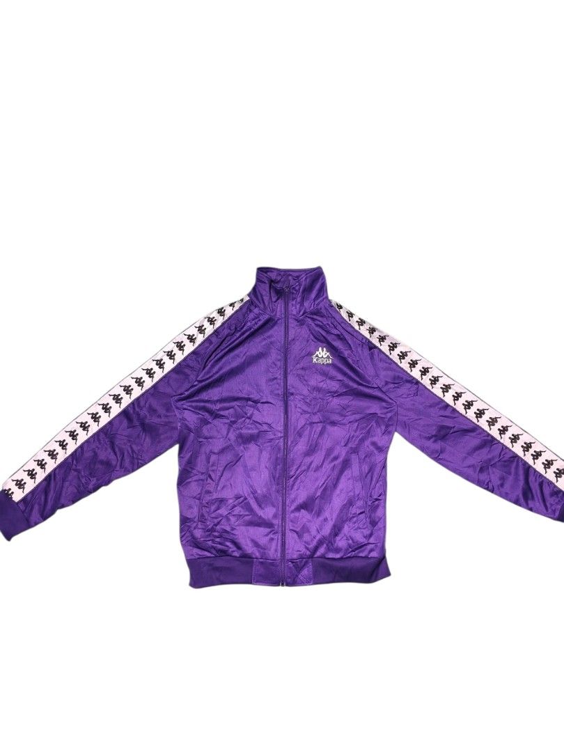 KAPPA SIDETAPE TRACK JACKET (Category: Coats, Jackets and Outerwear) located in Bacolod City. Submitted by squarer00ts (Listing ID 1466190173, Image 2). Description: KAPPA SIDETAPE TRACK JACKET •Size on tag: Medium •Dimension •Width: 21.5 •Length: 27 •Condtion: Asnew ( No issue ) •₱1,499.