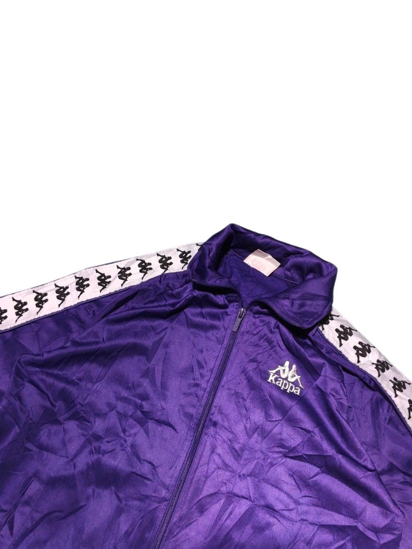KAPPA SIDETAPE TRACK JACKET (Category: Coats, Jackets and Outerwear) located in Bacolod City. Submitted by squarer00ts (Listing ID 1466190173, Image 3). Description: KAPPA SIDETAPE TRACK JACKET •Size on tag: Medium •Dimension •Width: 21.5 •Length: 27 •Condtion: Asnew ( No issue ) •₱1,499.