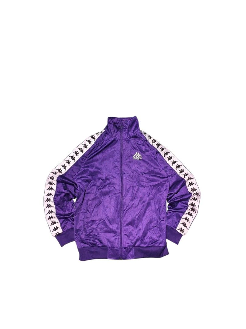 KAPPA SIDETAPE TRACK JACKET (Category: Coats, Jackets and Outerwear) located in Bacolod City. Submitted by squarer00ts (Listing ID 1466190173, Image 1). Description: KAPPA SIDETAPE TRACK JACKET •Size on tag: Medium •Dimension •Width: 21.5 •Length: 27 •Condtion: Asnew ( No issue ) •₱1,499.