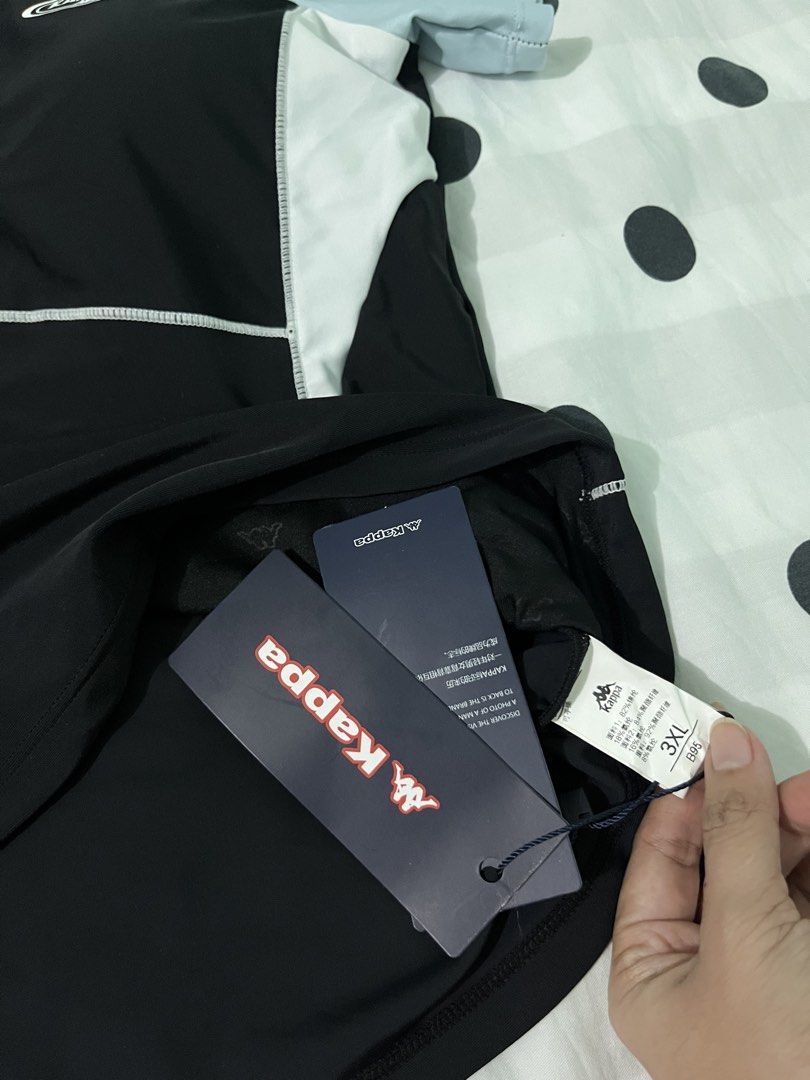 Kappa womens running half zip (Category: Activewear) located in Bacoor. Submitted by chrstnsnjs (Listing ID 1466254034, Image 3). Description: Kappa women’s half zip Brandnew With pads Size 3xl. perf fit to 60 to 65 KG Body frame perfect for pickle ball/running ₱699+ sf Jnt shipping .