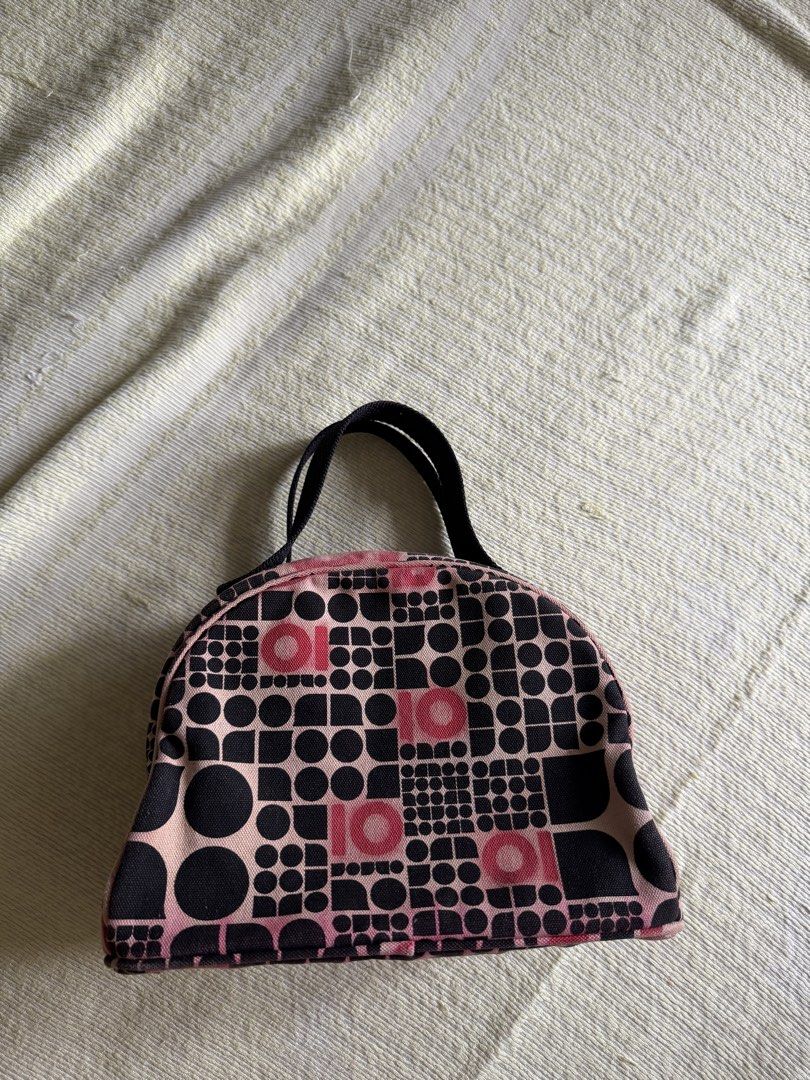 Kate Spade 10th year Anniversary Bag Canvas (Category: Luxury Bags & Wallets) located in Lipa City. Submitted by bagabonds (Listing ID 1466211529, Image 1). Description: - Canvas Material - Bowling Bag look - Observe the pictures closely - Medium size (can be lunch bag) - Red interior .