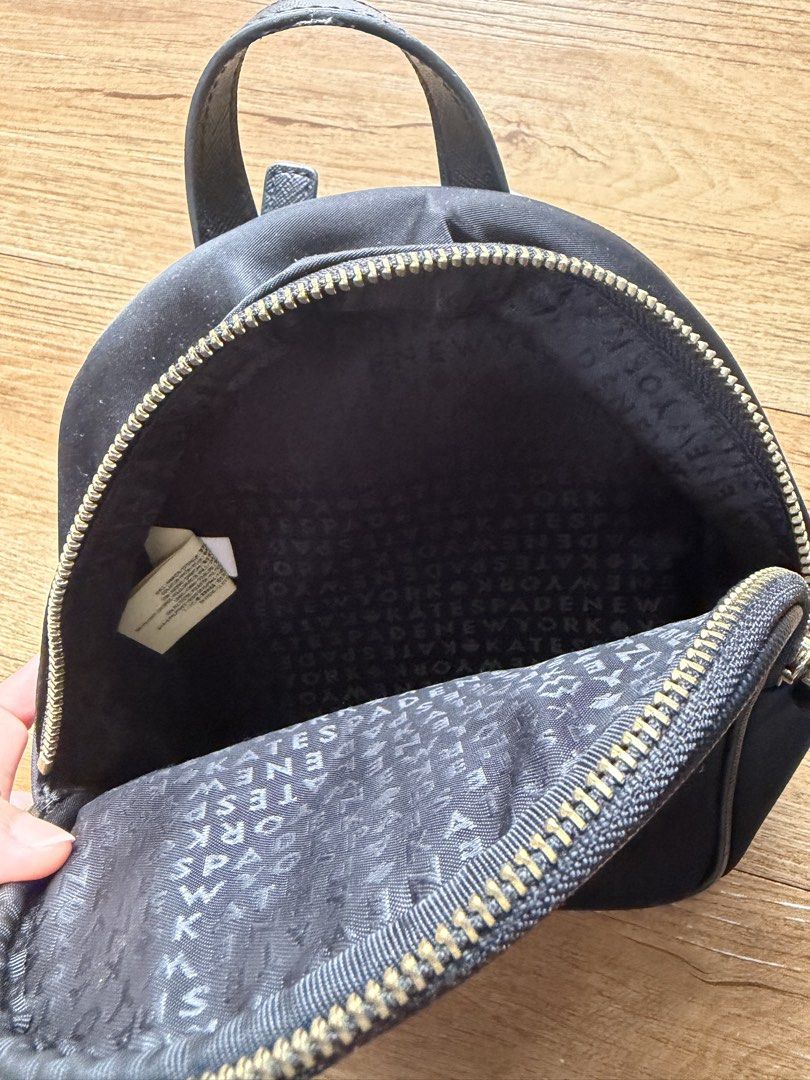 Kate spade mini backpack (Category: Backpacks) located in Paranaque City. Submitted by lmp08 (Listing ID 1466156937, Image 3). Description: Pre owned Rfs not using .