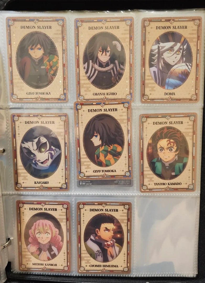 KAYOU DEMON SLAYER TAKE ALL (Category: Raw Singles) located in Cagayan de Oro. Submitted by byanggg_ (Listing ID 1466188739, Image 3). Description: 15 PCS —N 35 PCS — SR 2 PCS — UR 3 PCS — QR 3 PCS — SSR TOTAL: 58 PCS MOP: GCASH/MARIBANK (PAYO) MOD: JNT (NO RUSH SHIPPING, BUYER SHOULDERS SF).