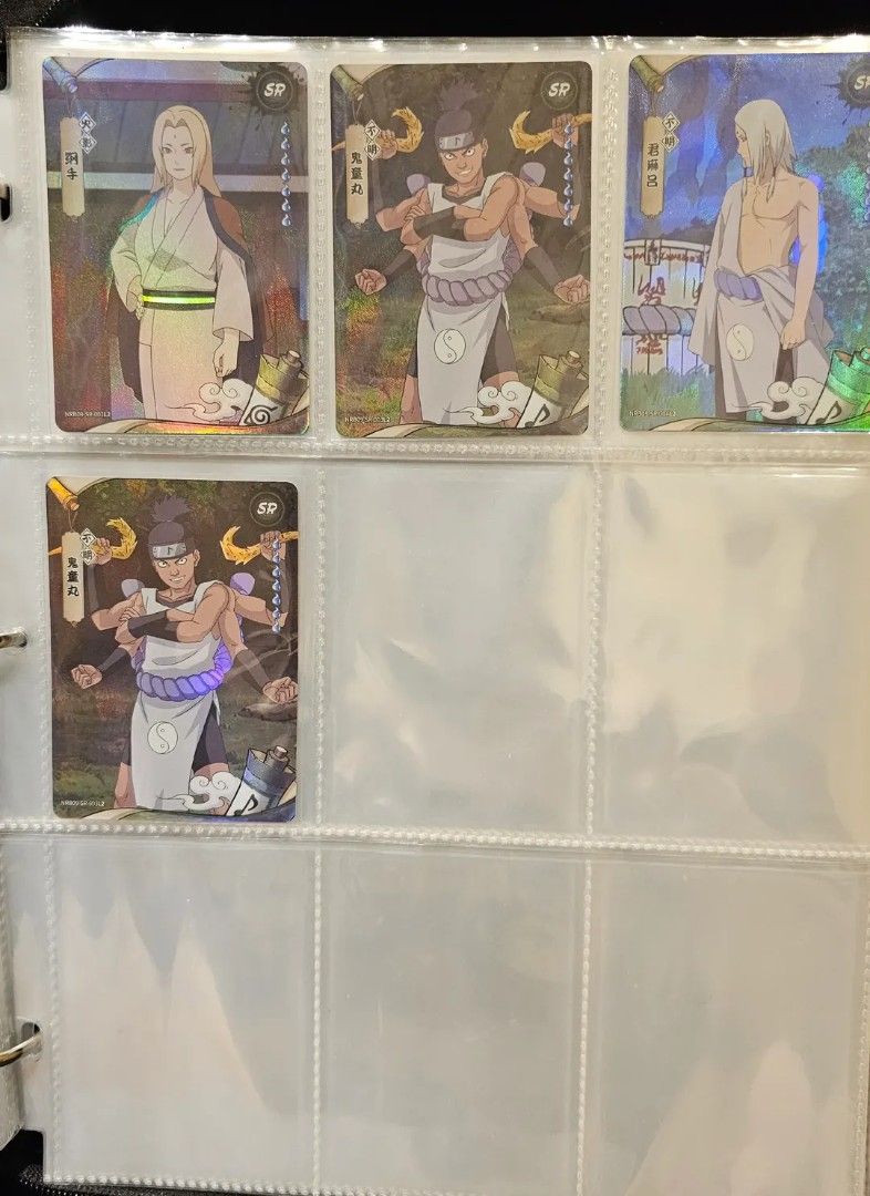 KAYOU NARUTO TAKE ALL (Category: Raw Singles) located in Cagayan de Oro. Submitted by byanggg_ (Listing ID 1466189581, Image 2). Description: 4 PCS — UR 70 PCS — R 10 PCS — SSR 31 PCS — SR MOP: GCASH/MARIBANK MOD: JNT (NO RUSH SHIPPING, BUYER SHOULDERS SF).