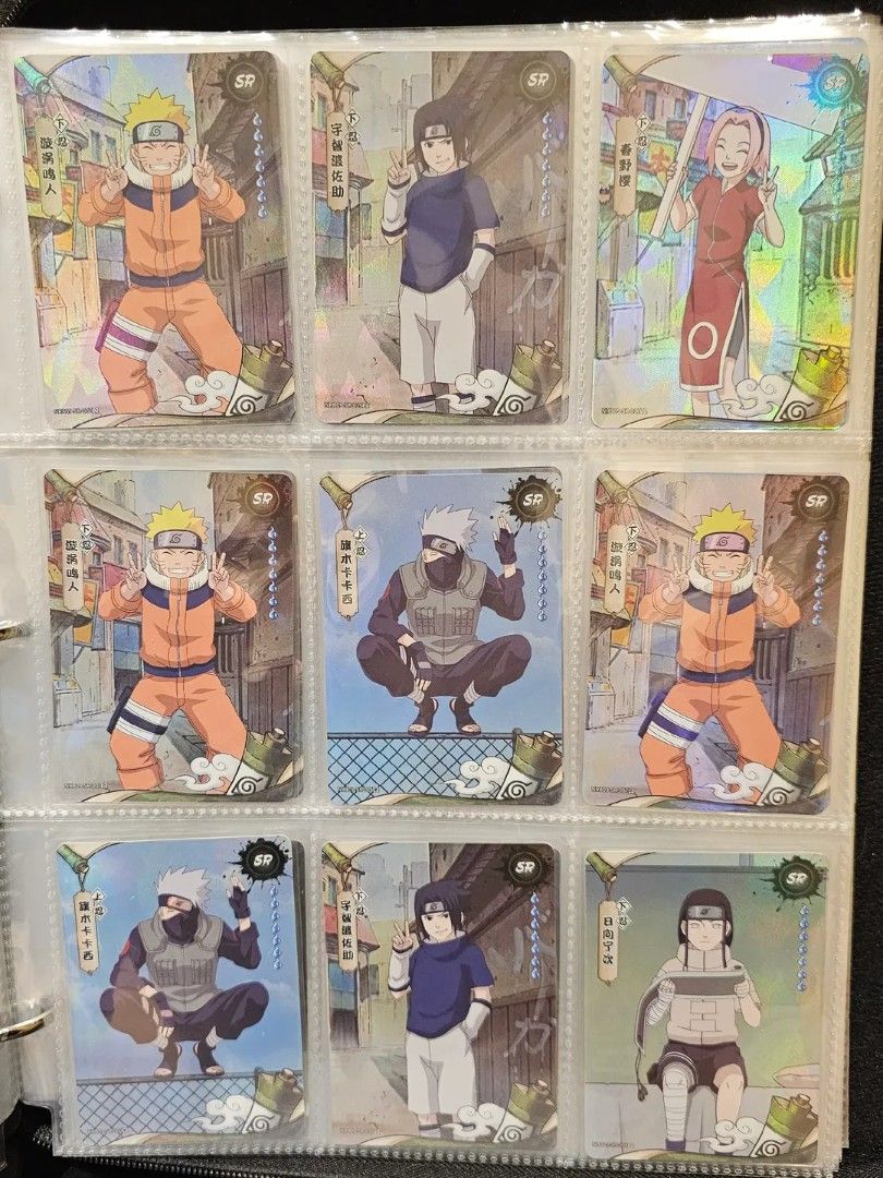 KAYOU NARUTO TAKE ALL (Category: Raw Singles) located in Cagayan de Oro. Submitted by byanggg_ (Listing ID 1466189581, Image 3). Description: 4 PCS — UR 70 PCS — R 10 PCS — SSR 31 PCS — SR MOP: GCASH/MARIBANK MOD: JNT (NO RUSH SHIPPING, BUYER SHOULDERS SF).
