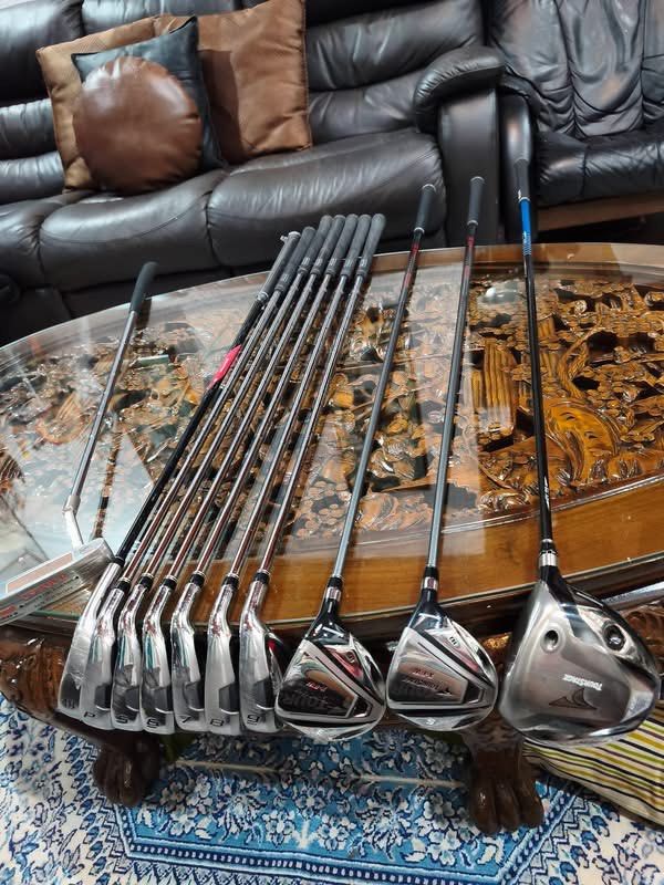 King Cobra Golf Set (Category: Golf) located in Paranaque City. Submitted by chips24 (Listing ID 1466175219, Image 2). Description: For Sale Golf Set °King Cobra S9 S flex steel shaft irons °Tourstage woods & driver Bag inlcuded for only 29.8k pick up Bf Paranaque free ahipping within MM.