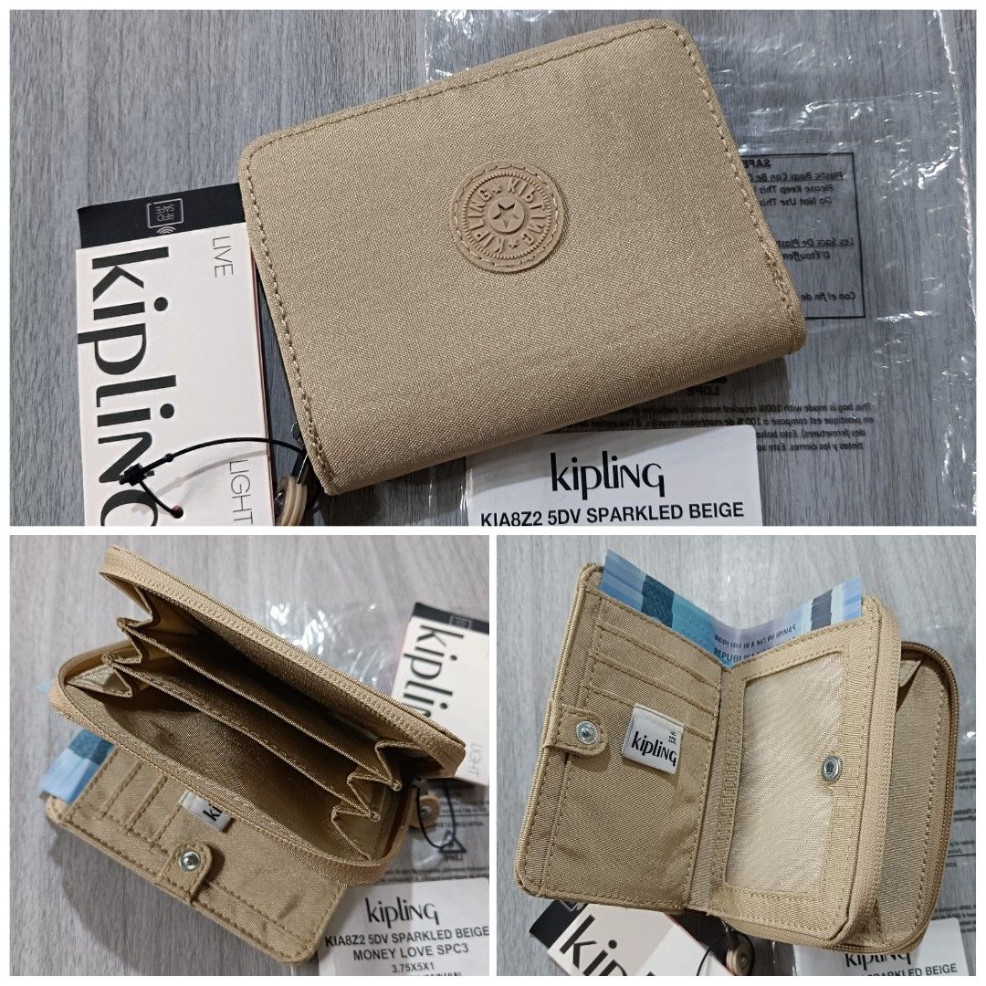 Kipling Money Love Small Wallet (Category: Wallets & Card holders) located in Mandaluyong City. Submitted by sheila_snapshoppe (Listing ID 1466169857, Image 3). Description: Kipling Money Love Small Wallet size: 3.75''L x 5''H x 1''D 💯% guaranteed original from Kipling US 🇺🇸 MOP: BDO / gcash MOD: J&T / lalamove 📍 Mandaluyong.