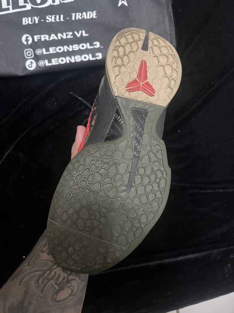 Kobe 6 Protro Italian Camo (Category: Sneakers) located in Quezon City. Submitted by leonsol3 (Listing ID 1466336751, Image 3). Description: Kobe 6 Italian Camo 7US MENS | Not GS | Not 7Y No Box Used indoors only by a 10yr old kid Decluttering Pick up/Shipping 📍Quezon City.