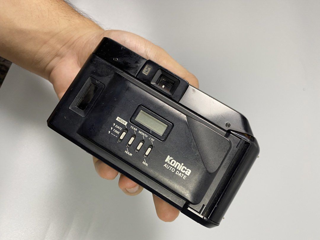 Konica MT-7 Auto Date Film Camera (Category: Cameras) located in Manila. Submitted by fcb.ly (Listing ID 1466253850, Image 2). Description: Working Flash Tested with batteries Can transact via fb Can send video proofs.