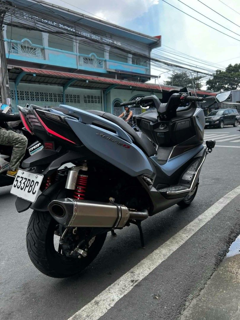 Kymco Xciting VS 400 2023 (Category: Motorbikes for Sale) located in Quezon City. Submitted by mccchs (Listing ID 1466279970, Image 3). Description: Kymco Xciting vs400 2023 💯🔥 - Registered until 2027 - 15k original odo - Complete original or/cr - Manuals and sparekey - Auxillary light and horn LOC: Del Rey Ville 2 Gate 2, Caloocan City 📍 PRICE: 275K Negotiable 💵.