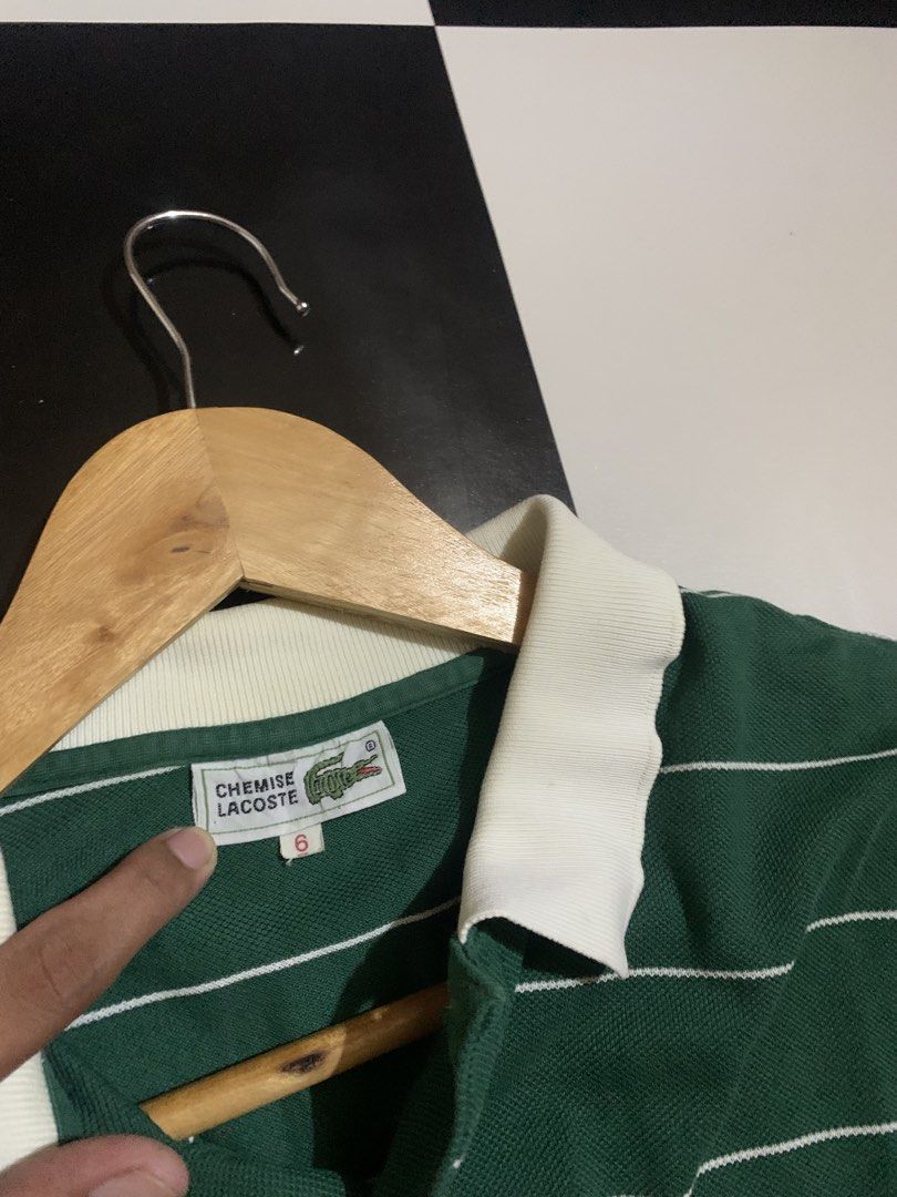 LACOSTE (Category: Tshirts & Polo Shirts ) located in Manila. Submitted by wild.just_trift (Listing ID 1466163501, Image 3). Description: LACOSTE STRIPES - as new - color rate 10/10 - no issues - size M ₱849+sf.