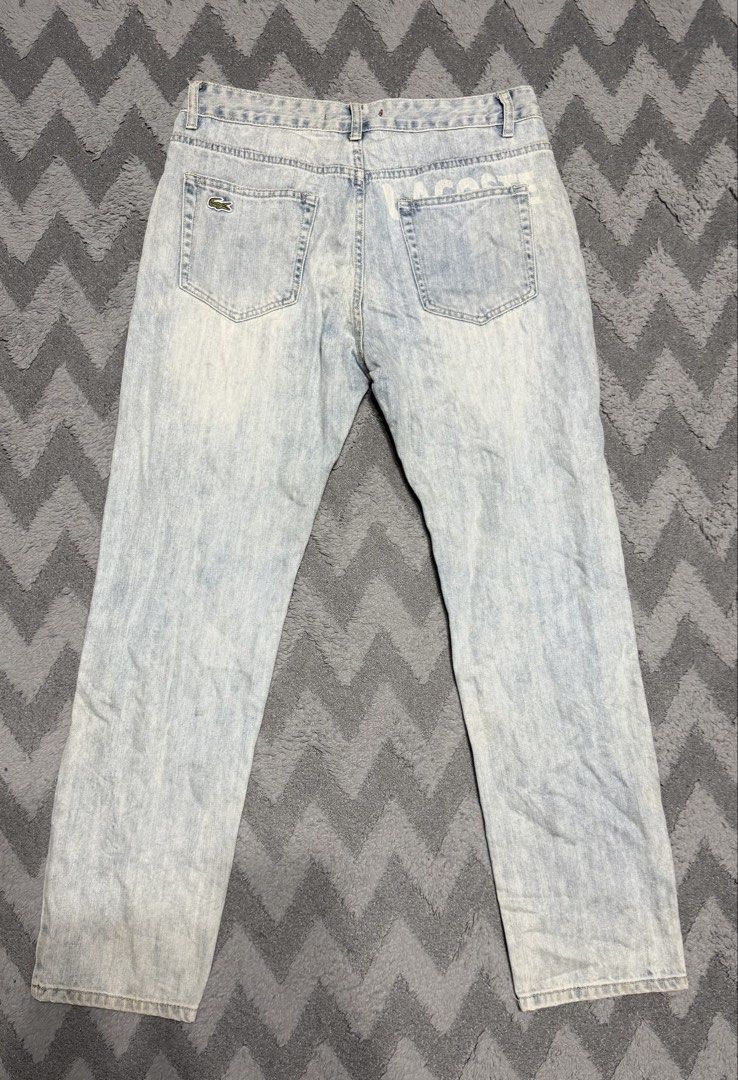 Lacoste - Live ! Washed Denim Jeans (Category: Jeans) located in Cavite. Submitted by commoncourtesy (Listing ID 1466293688, Image 2). Description: Size 34.