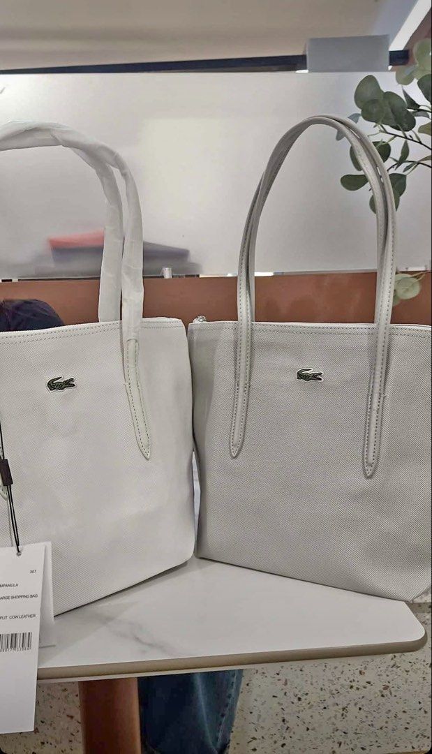 Lacoste bag medium and large (Category: Luxury Bags & Wallets) located in Manila. Submitted by faith.dclttrs1484 (Listing ID 1466335732, Image 3). Description: Medium - 1,800 Large - 2,000 Dm to order Negotiable if you buy multiple items.