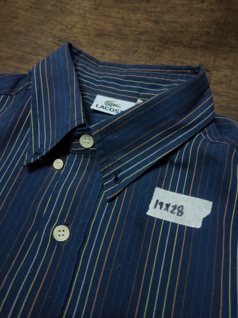 Lacoste Button Down Polo (Category: Formal Shirts) located in Manila. Submitted by montillano25396 (Listing ID 1466278767, Image 3). Description: Good Condition✨ Size: M.