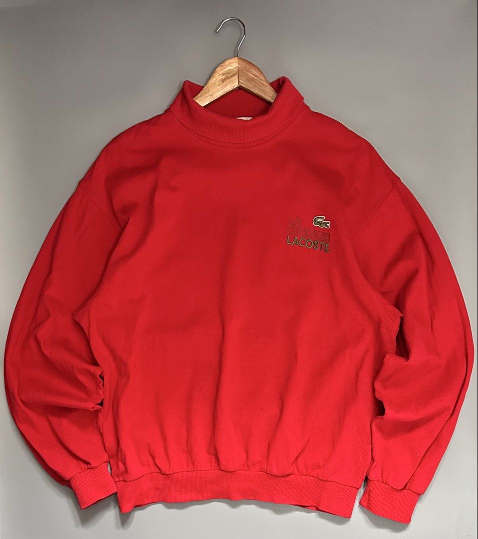 Lacoste Chemise Turtle Neck Sweater (Category: Activewear) located in Manila. Submitted by thriftavenueph (Listing ID 1466166060, Image 1). Description: Fs: Lacoste Chemise Turtle Neck Sweater Size: 23x26, L (4 on tag) Condition: excellent, no issue, 10/10 color Price: 1,450.