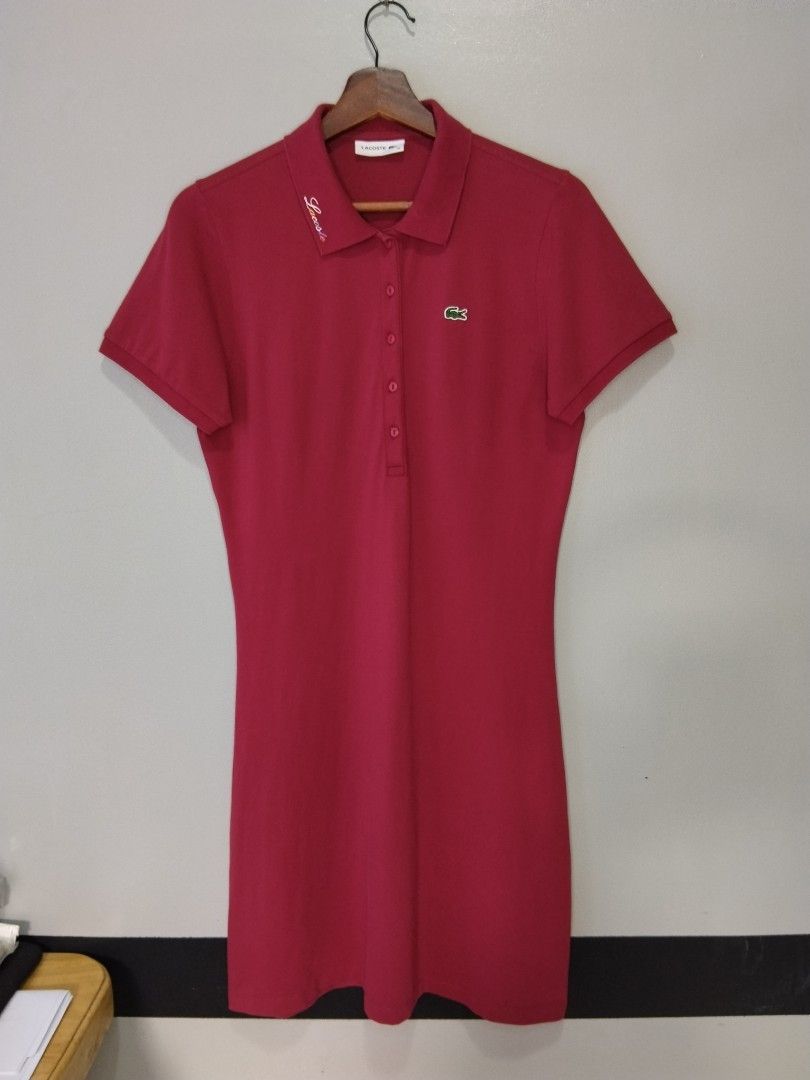 Lacoste Dress (Category: Dresses) located in Bago City. Submitted by classic_picked_up (Listing ID 1466231802, Image 1). Description: excellent no issue size 42 on tag 18 by 36.5 9.5/10 color rate.