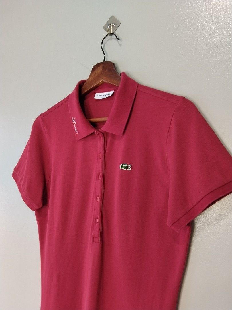 Lacoste Dress (Category: Dresses) located in Bago City. Submitted by classic_picked_up (Listing ID 1466231802, Image 3). Description: excellent no issue size 42 on tag 18 by 36.5 9.5/10 color rate.