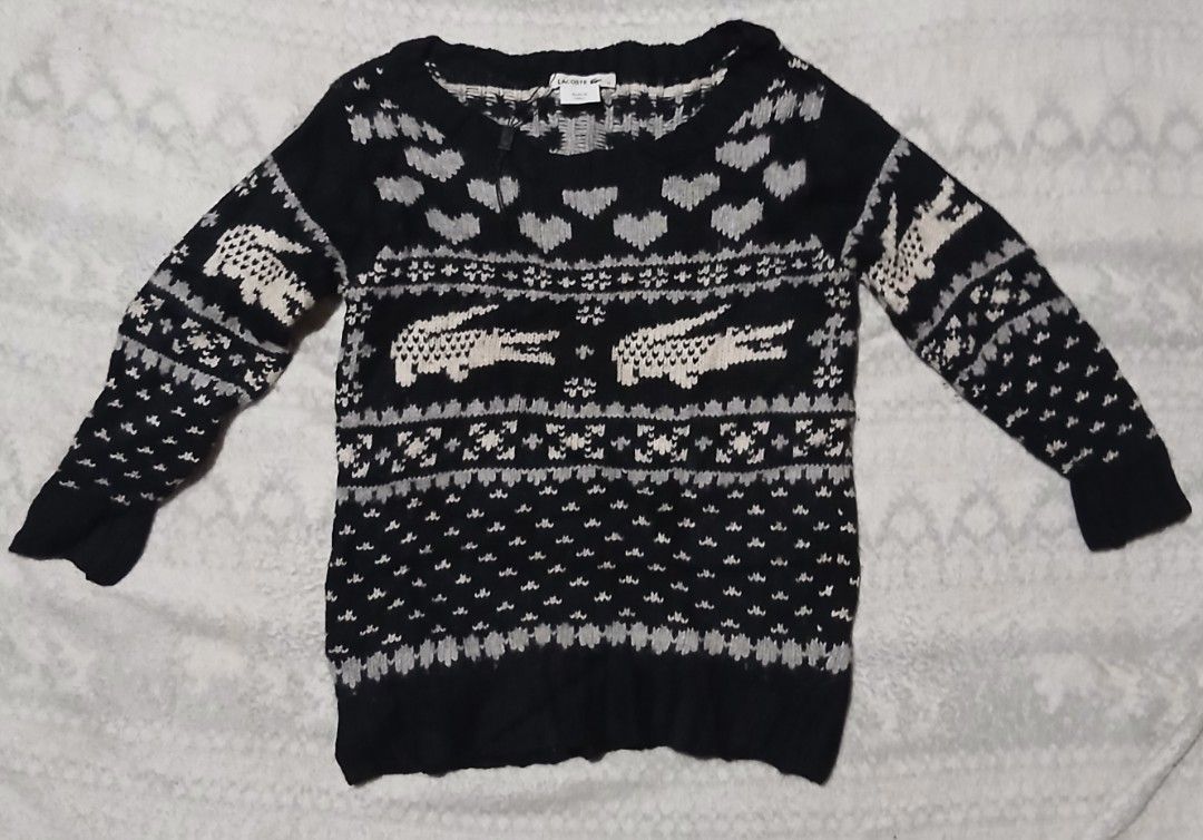 Lacoste Knitted (Category: Others Tops) located in Iriga City. Submitted by newbear-a710 (Listing ID 1466273141, Image 1). Description: Excellent Condition Color Rate 9.8/10.