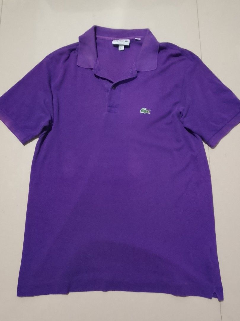 LACOSTE POLO SHIRT (Category: Tshirts & Polo Shirts ) located in Cavite. Submitted by jftxthrift (Listing ID 1466282354, Image 1). Description: 19x28 issue sun fade.