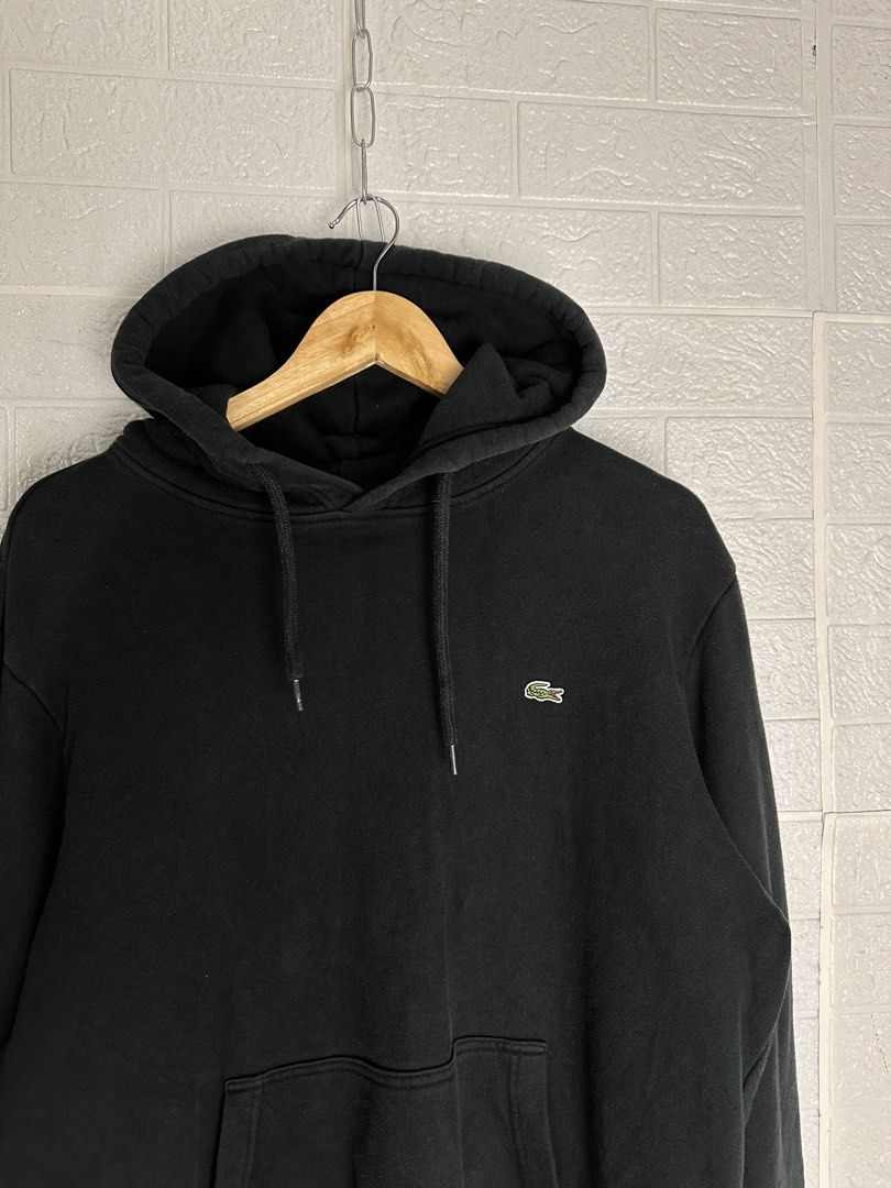 Lacoste Pull Over Hoodie (Category: Coats, Jackets and Outerwear) located in Bacolod City. Submitted by 2k.archives (Listing ID 1466308514, Image 2). Description: Mens / Lacoste Pull Over Hoodie • Authentic / Original • In Great Condition • No Issue • Size 5 Tagged • 9/10 Color Rate • 23.5 Width • 28 Length Dm me if interested.