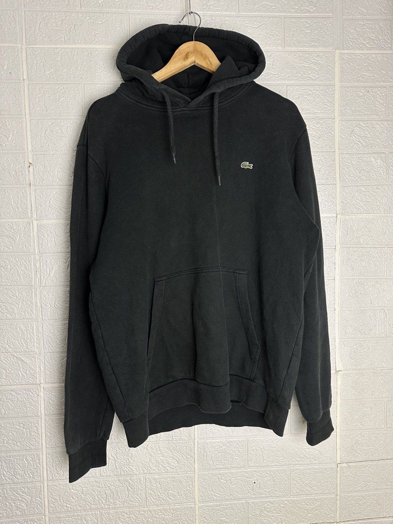 Lacoste Pull Over Hoodie (Category: Coats, Jackets and Outerwear) located in Bacolod City. Submitted by 2k.archives (Listing ID 1466308514, Image 1). Description: Mens / Lacoste Pull Over Hoodie • Authentic / Original • In Great Condition • No Issue • Size 5 Tagged • 9/10 Color Rate • 23.5 Width • 28 Length Dm me if interested.