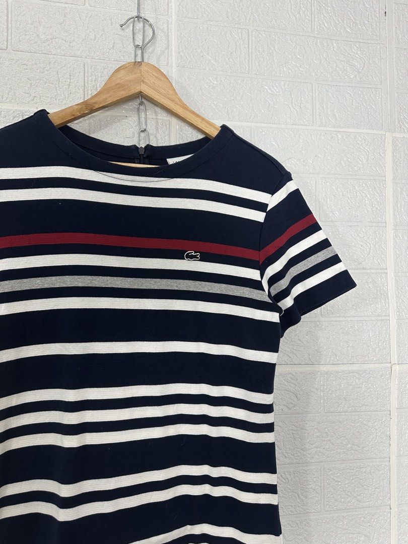 Lacoste Striped Dress (Category: Dresses) located in Bacolod City. Submitted by 2k.archives (Listing ID 1466307078, Image 2). Description: Womens / Lacoste Striped Dress • Authentic / Original • Good Asnew • Flawless • Size 36 Tagged • 18 Width • 34 Length Dm me if interested.