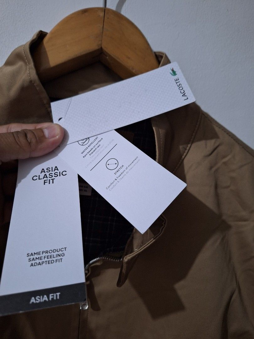 Lacoste twill harrington jacket khaki xl (Category: Coats, Jackets and Outerwear) located in Santa Rosa. Submitted by pat0317 (Listing ID 1466311355, Image 3). Description: lacoste twill harrington khaki stretch twill cotton fabric brandnew no issue xl - 23.5 x 28 fit to large to semi xl water repellant / splash proof cod cop lbc lalamove j&t.