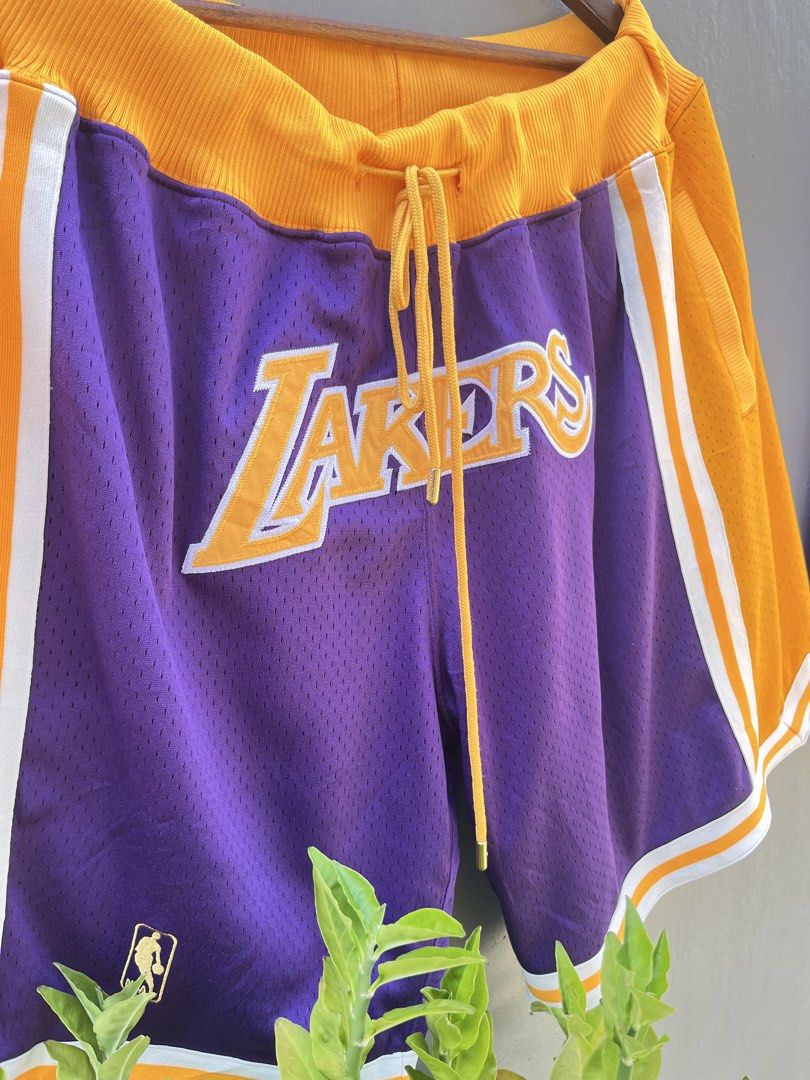 Lakers Just Don Mitchell and Ness (Category: Shorts) located in Muntinlupa City. Submitted by openyoear.700 (Listing ID 1466199429, Image 3). Description: Selling my Lakers shorts 21” length, 15 leg opening, 36 - 40 waist Very good condition no issues. ₱3500 only dm if interested thanks. .