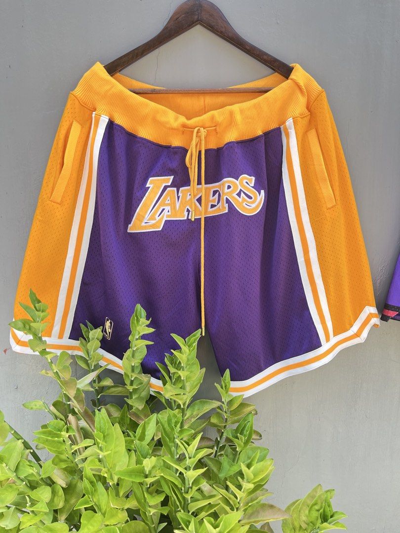 Lakers Just Don Mitchell and Ness (Category: Shorts) located in Muntinlupa City. Submitted by openyoear.700 (Listing ID 1466199429, Image 2). Description: Selling my Lakers shorts 21” length, 15 leg opening, 36 - 40 waist Very good condition no issues. ₱3500 only dm if interested thanks. .