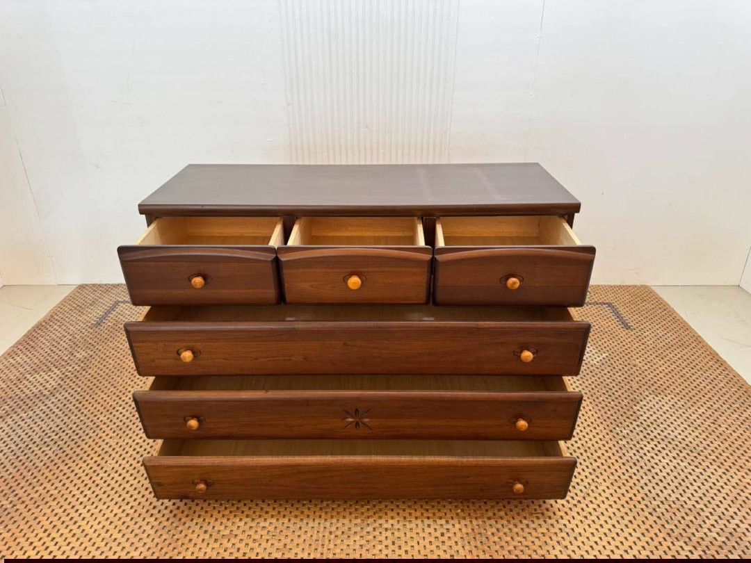 Lateral Drawer (Category: Shelves, Cabinets & Racks) located in Meycauayan. Submitted by marygracecasimiro (Listing ID 1466312761, Image 2). Description: Wooden 6-Drawer Chest/ Lateral Cabinet Price: 10,500 Sale:8,500 L47 x W17.5 x H33.5 In good condition💚/🩷.