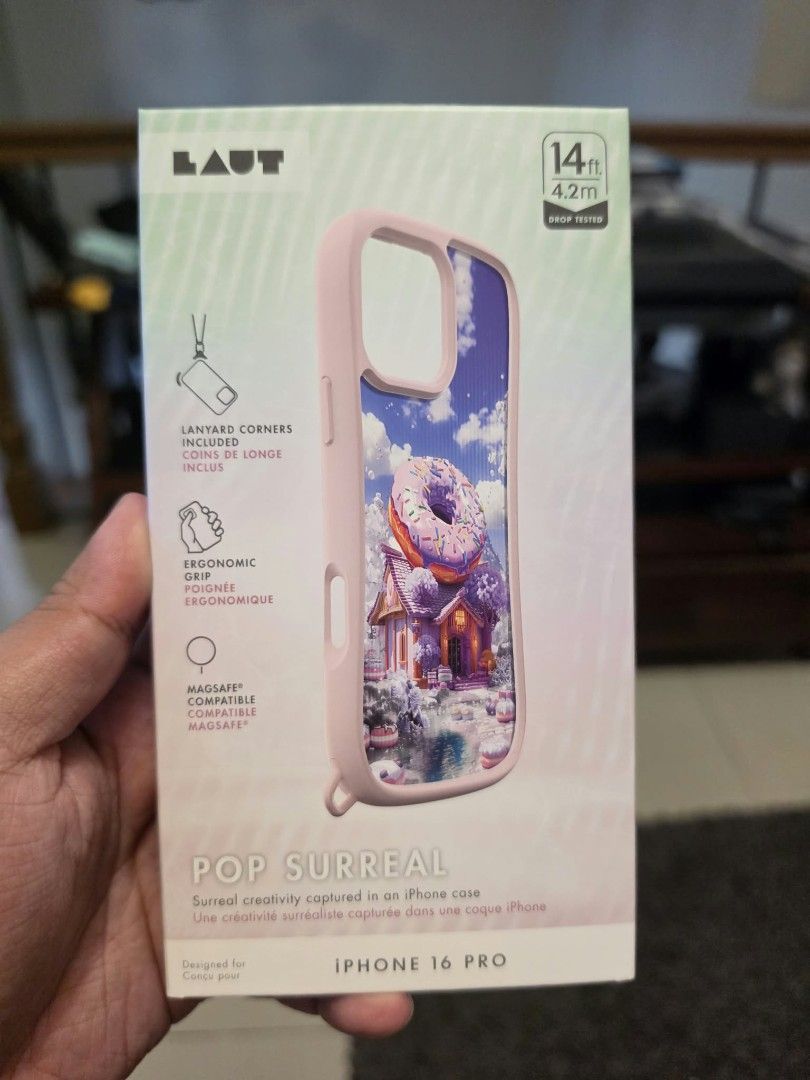 Laut Iphone 16 pro (Category: Cases & Sleeves) located in Taguig. Submitted by macxelgomez (Listing ID 1466251915, Image 1). Description: LAUT CASE Iphone 16, 16 pro, 16 pro max. Brand new sealed. Price: 1,000 Location: Las pinas.