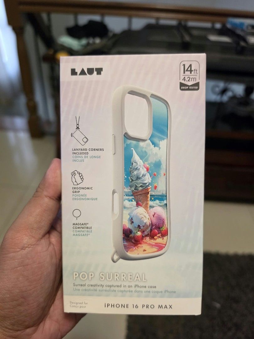 Laut Iphone 16 pro max (Category: Cases & Sleeves) located in Taguig. Submitted by macxelgomez (Listing ID 1466252019, Image 1). Description: LAUT CASE Iphone 16, 16 pro, 16 pro max. Brand new sealed. Price: 1,000 Location: Las pinas.