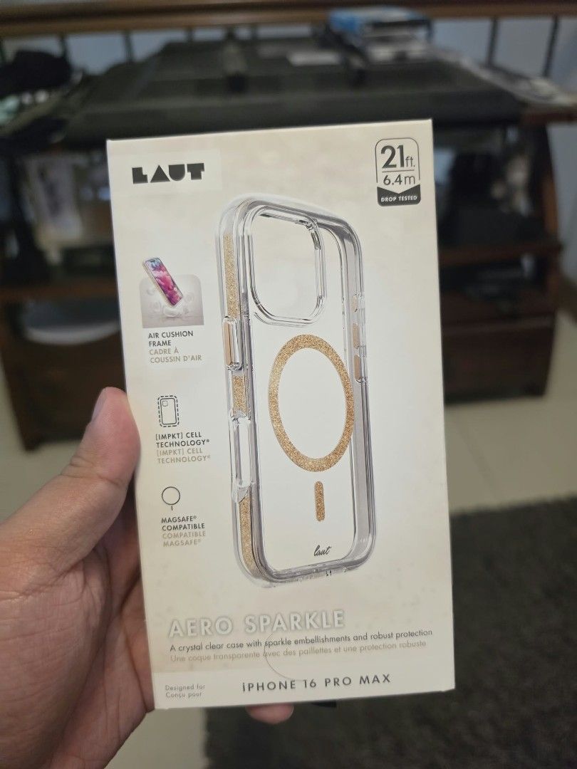 Laut Iphone 16 pro max (Category: Cases & Sleeves) located in Taguig. Submitted by macxelgomez (Listing ID 1466252019, Image 3). Description: LAUT CASE Iphone 16, 16 pro, 16 pro max. Brand new sealed. Price: 1,000 Location: Las pinas.