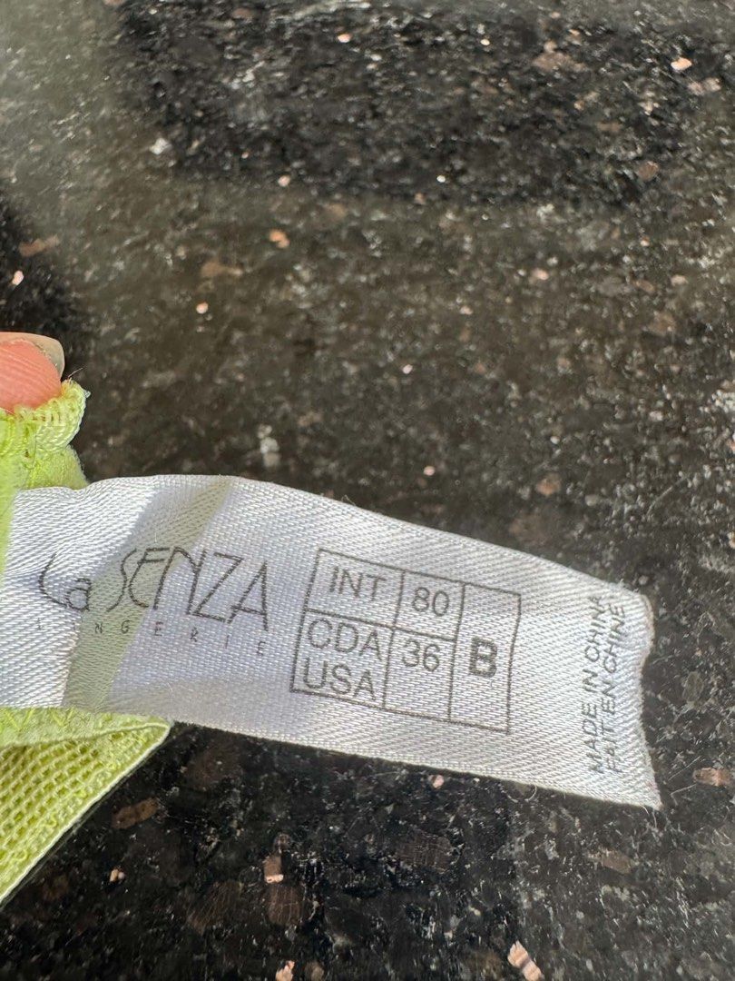 lazensia yellowgreen bra underwire 36B (Category: Undergarments & Loungewear) located in San Jose. Submitted by 99ners (Listing ID 1466288961, Image 3). Description: .