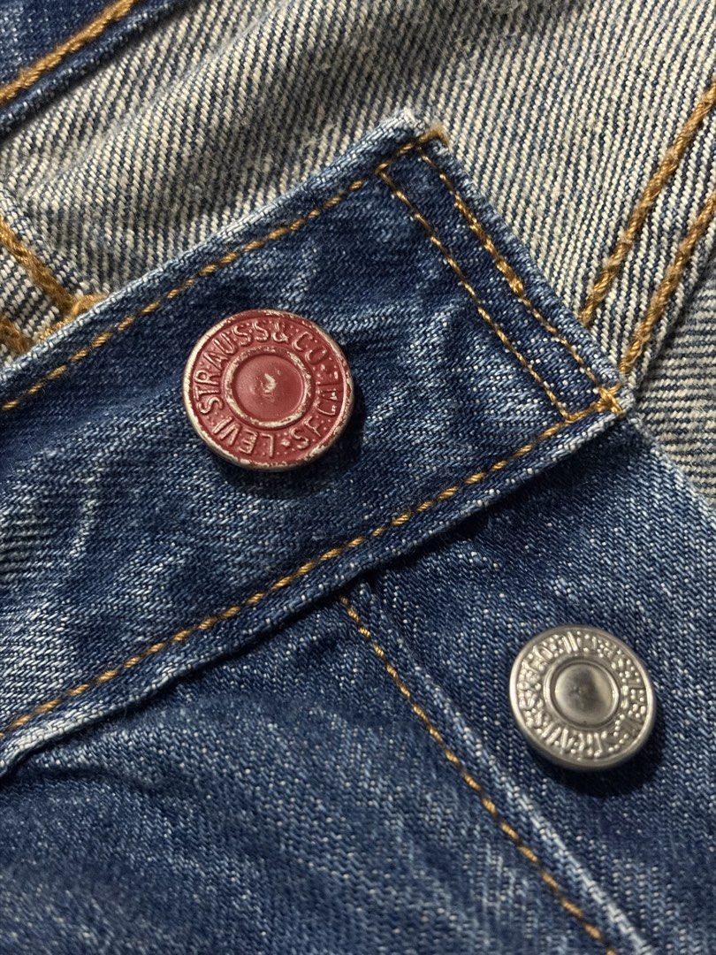 Levis 501 Studded Distressed Jeans (Category: Jeans) located in Talisay. Submitted by re_sell01 (Listing ID 1466265480, Image 3). Description: Levis 501 Studded Denim Pants Size W24 Waistline 28” Length 35” Leg Opening 7” Excellent Condition.