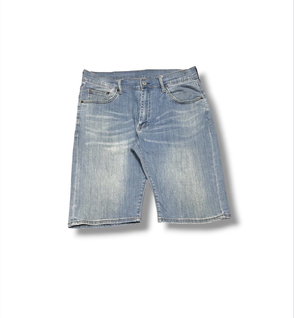Levis 502 Denim Shorts (Category: Shorts) located in Bulacan. Submitted by sanjisthrift (Listing ID 1466311581, Image 2). Description: Width 32 Length 22.5 Excellent Condition 9/10 Need wash.