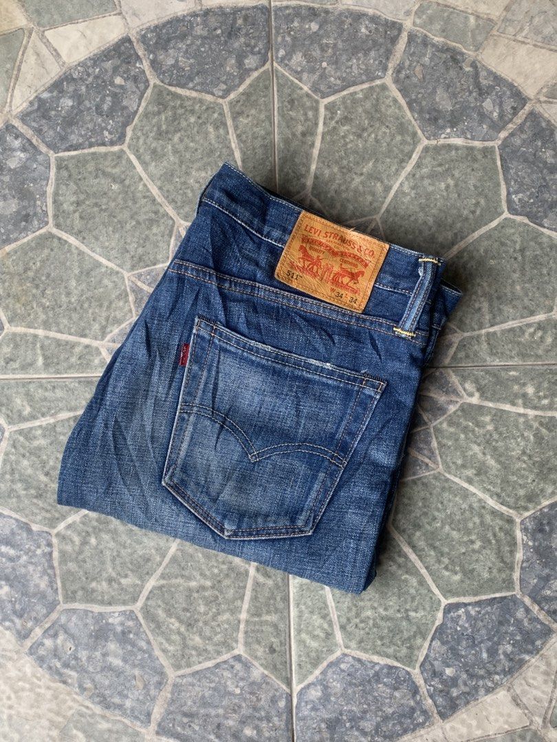 Levi’s 511 Made in Japan (Category: Jeans) located in Daraga. Submitted by palm.garments (Listing ID 1466212362, Image 1). Description: Authentic Tagged size: 34x34 Condition: 9/10 Excellent condition Fabric: 100% cotton Made in: Japan Actual Dimensions: Width: 36” Inseam: 34” Length: 45” Dm! .