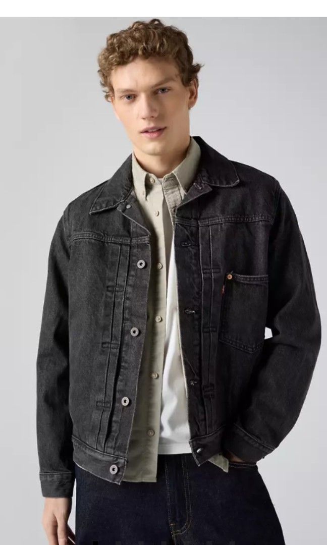 LEVI'S Type 1 Premium Trucker Jacket (Category: Coats, Jackets and Outerwear) located in Baguio. Submitted by baguiopinethrift (Listing ID 1466158740, Image 1). Description: LEVI'S Type 1 Premium Trucker Jacket Very Good Condition Size: XL (26X27) Loc: Baguio Open For Shipping PM For other details.🙂.