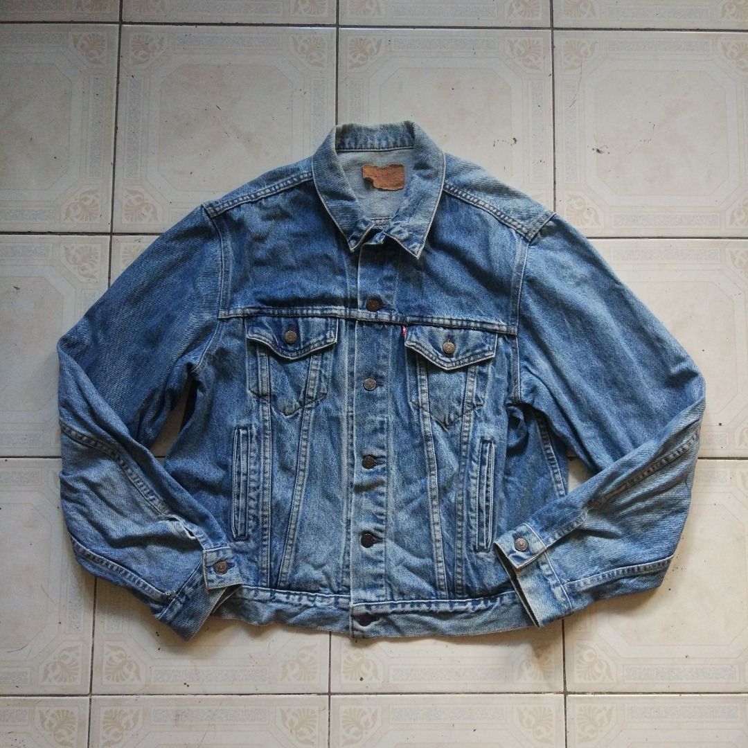 Levis USA Denim Jacket 48L (Category: Coats, Jackets and Outerwear) located in Pasay City. Submitted by denimdude.ph (Listing ID 1466218266, Image 1). Description: made in USA distressing, last pics.