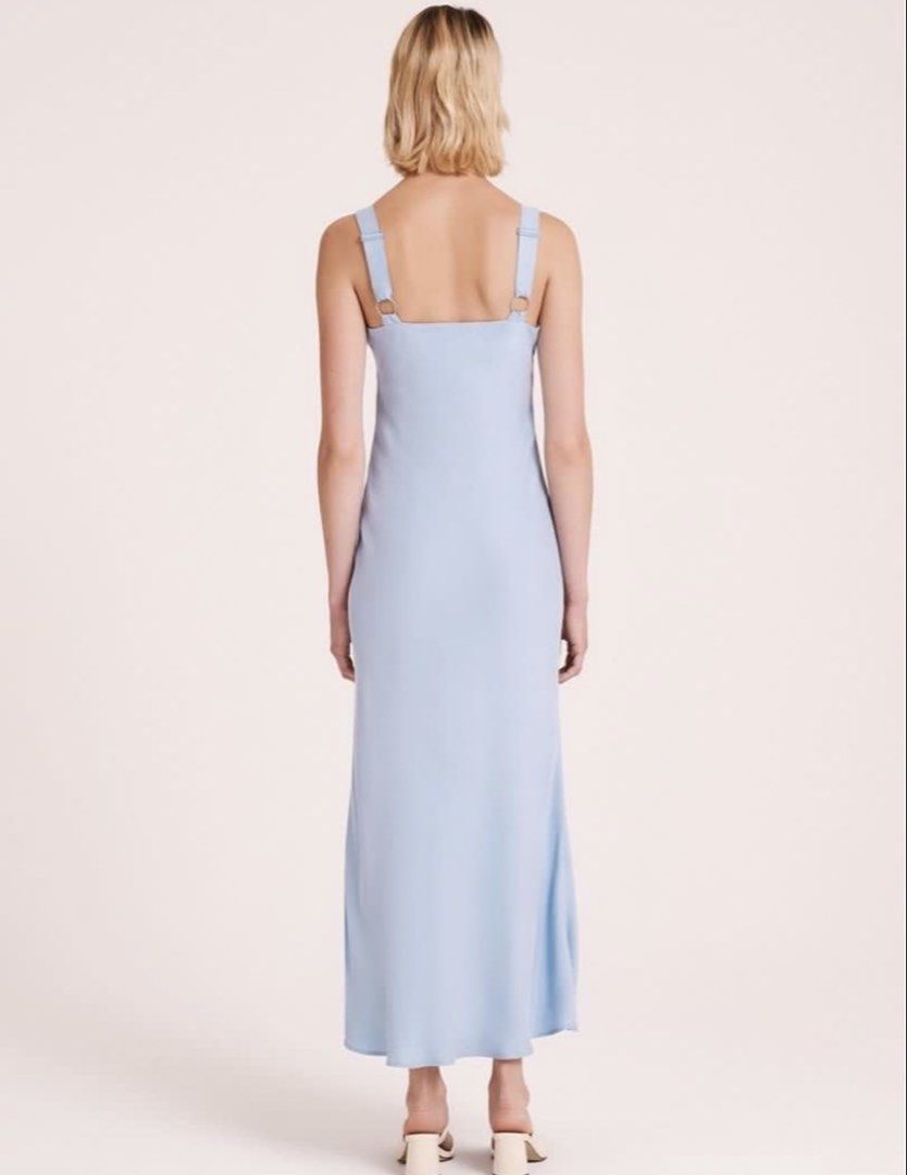 Light Blue Midi Dress (Category: Dresses) located in Cebu City. Submitted by jennydin (Listing ID 1466316830, Image 3). Description: Maxi dress in sky colourway. Bias cut. Gathered neckline and under bust seam. Thick adjustable straps. Material: 60% Cupro & 40% Viscose Sizing: This garment is a relaxed fit and our model is wearing a size S. Brand NUDE LUCY RFS: Not my style anymore.