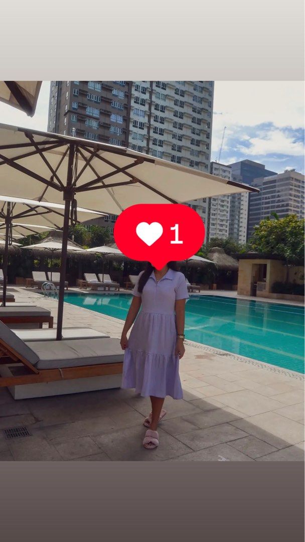 Light Purple Polo Midi Dress (Category: Dresses) located in Taguig. Submitted by xkmanzano078817 (Listing ID 1466200253, Image 1). Description: 🏷️ Selling at more than 60%off its price Seller’s Size (usually medium) Waist: 28in Bust: 33in Height: 5’1” RFS: decluttering to make space for new items/ I don’t use these anymore. Feel free to message me! Thank you 💕 - Color: Pastel Purple - Style: Midi dress with polo collar and front buttons - Featu