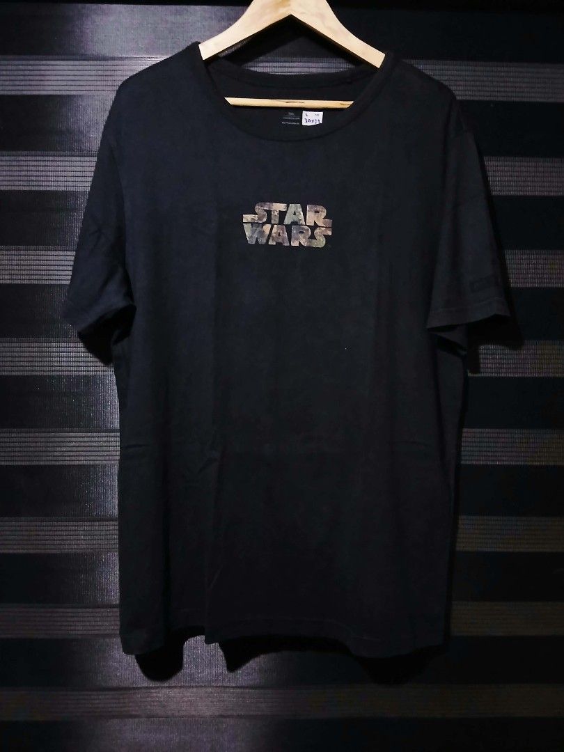 Lining x star wars collab (Category: Tshirts & Polo Shirts ) located in Caloocan City. Submitted by anthriftdepot (Listing ID 1466258842, Image 1). Description: Dimes 30x23 (3xl on tag) Best fit XL Very good condition Color rate 9 /10 Check photo for reference North Caloocan area.