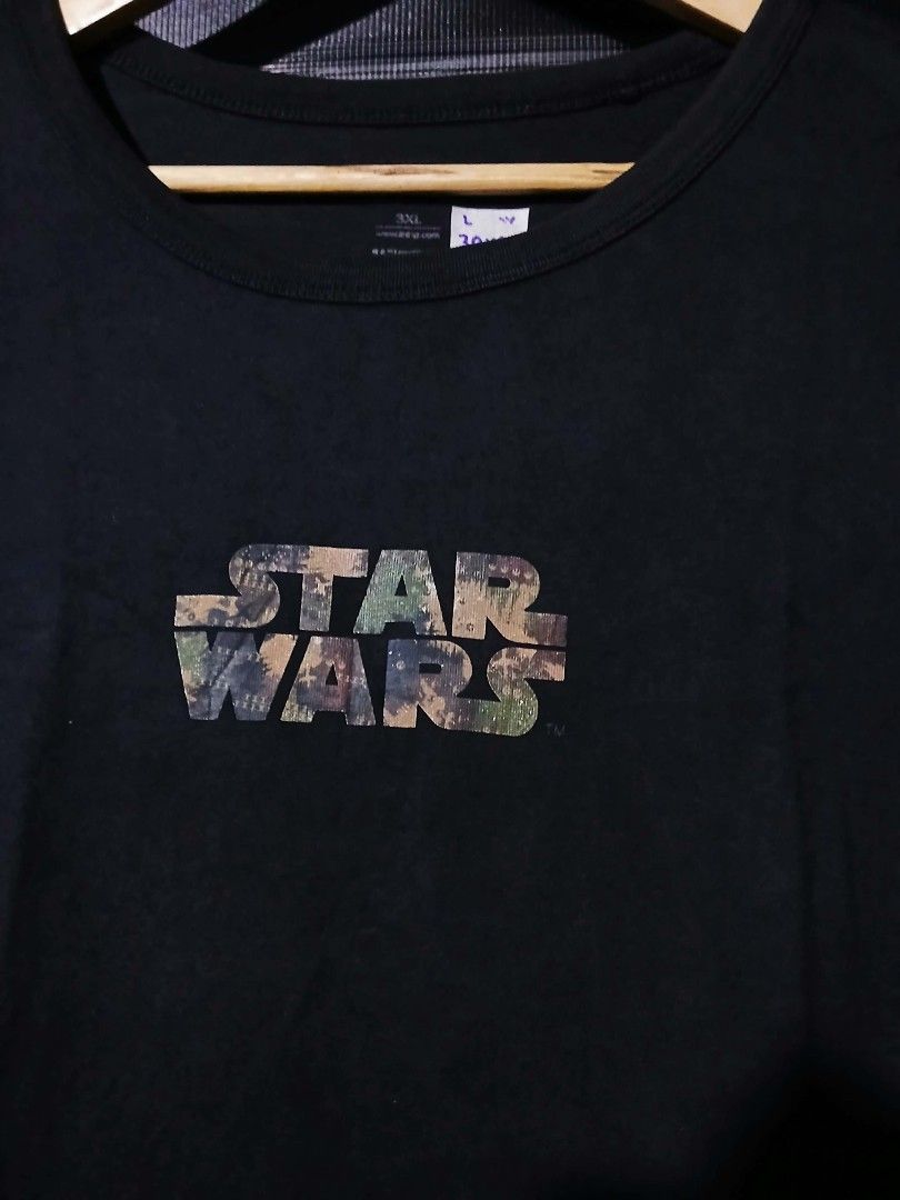 Lining x star wars collab (Category: Tshirts & Polo Shirts ) located in Caloocan City. Submitted by anthriftdepot (Listing ID 1466258842, Image 3). Description: Dimes 30x23 (3xl on tag) Best fit XL Very good condition Color rate 9 /10 Check photo for reference North Caloocan area.