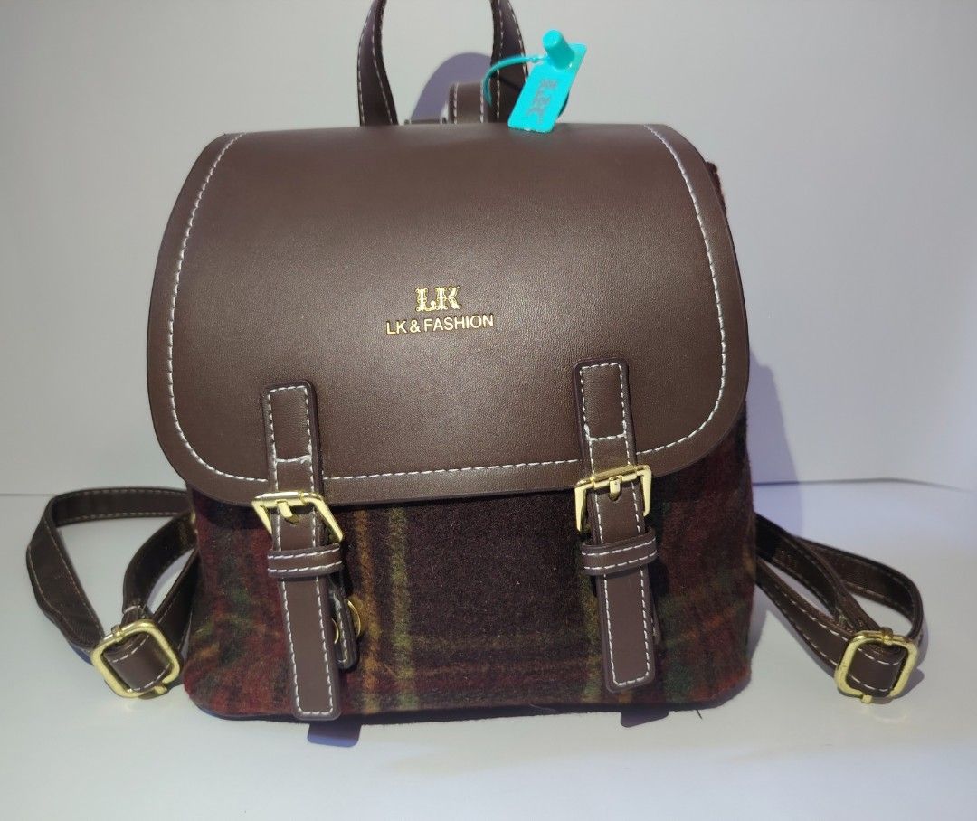 LK & FASHION Mini Backpack (Category: Backpacks) located in Tarlac. Submitted by your_finds (Listing ID 1466247964, Image 1). Description: Description: Never been used Condition: 9/10 / Very good condition Issue: Medyo nag-tarnish ang ilang hardware ng bag.