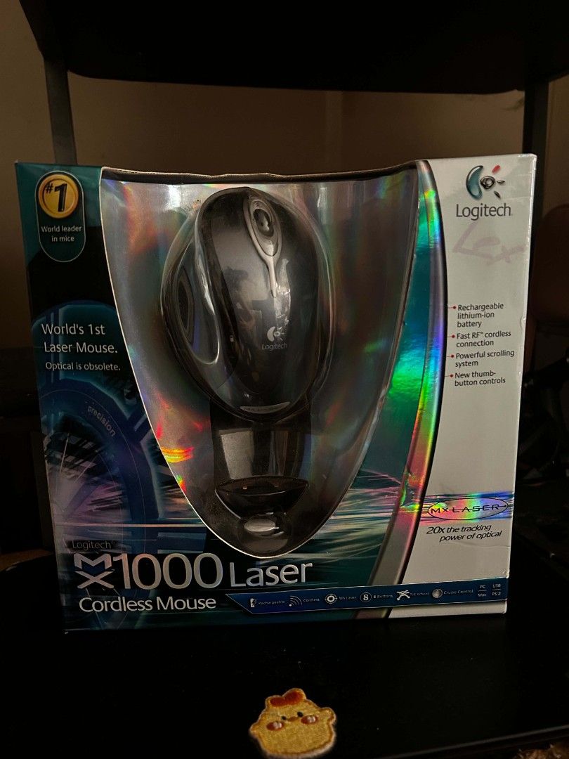 Logitech MX 1000 Laser Cordless Mouse (Category: Mouse & Mousepads) located in Subic. Submitted by xzoyie (Listing ID 1466170844, Image 1). Description: Never been used.