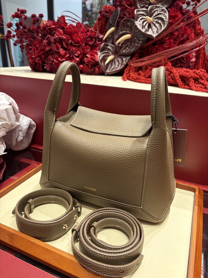 Lomafe Fien in Taupe (Regular size) (Category: Luxury Bags & Wallets) located in Quezon City. Submitted by _jennkyle10 (Listing ID 1466232513, Image 3). Description: Used a few times only Bought in store at reg price (14,800) With dustbag and box Can do meetup near SM North/Commonwealth .